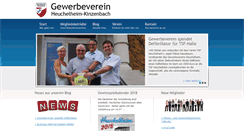 Desktop Screenshot of gewerbeverein-heuchelheim.de